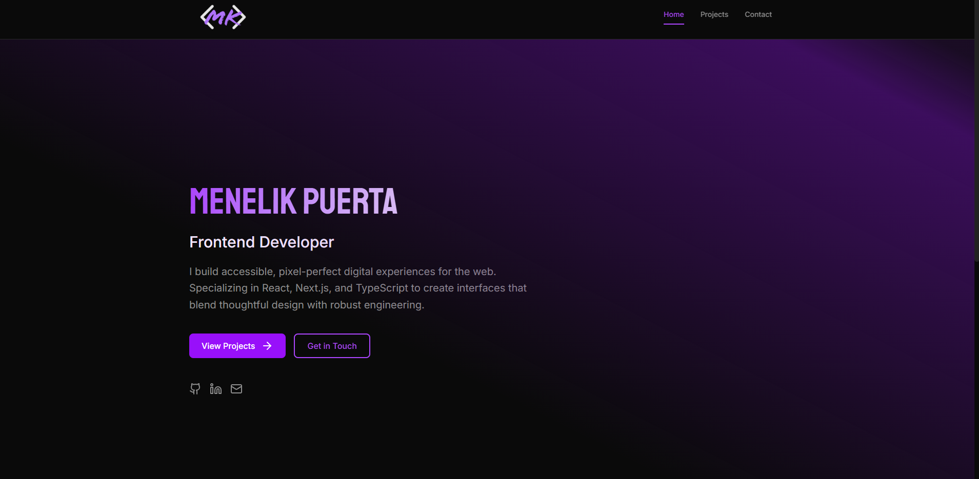 Personal Portfolio Website